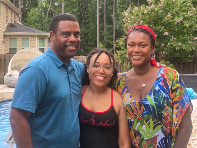 Victor with family